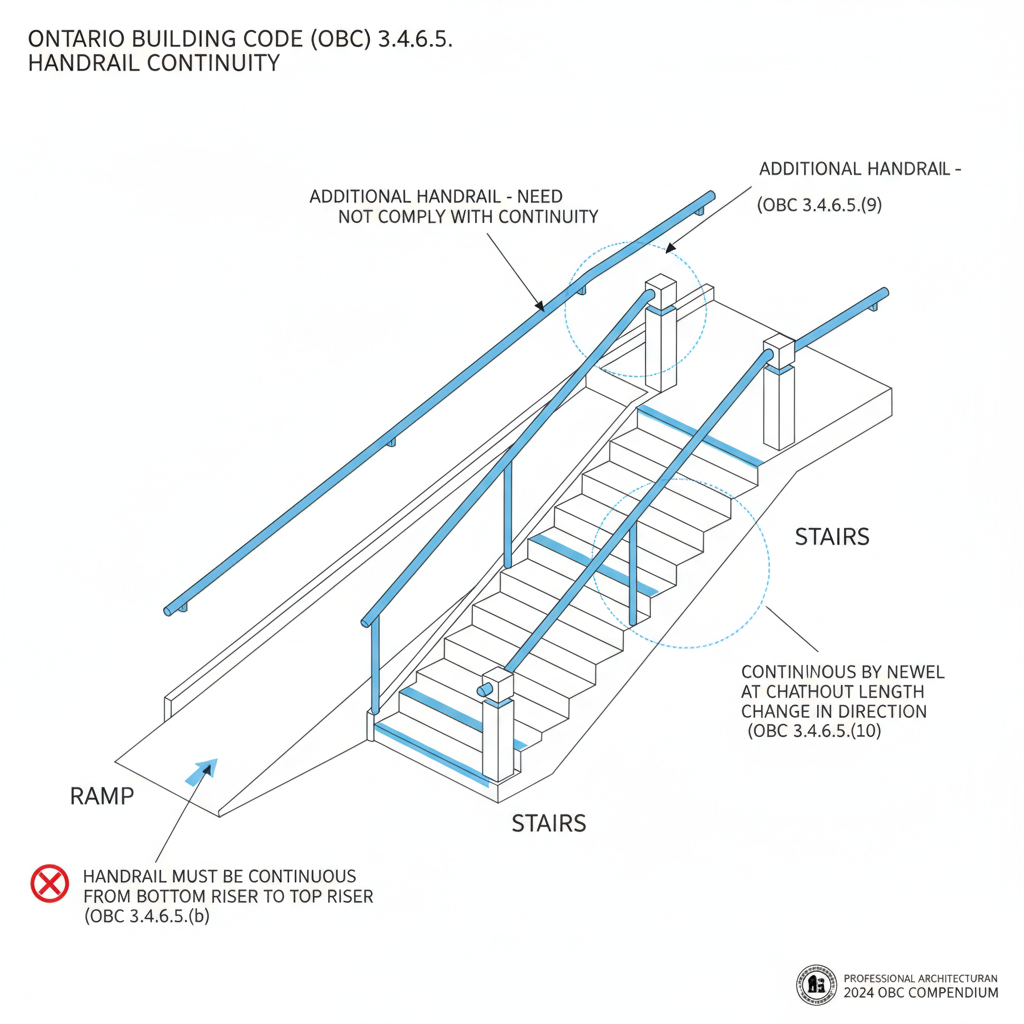 OBC 2024 Handrail and Guard Requirements: A Guide by empcontracting.ca Inc.