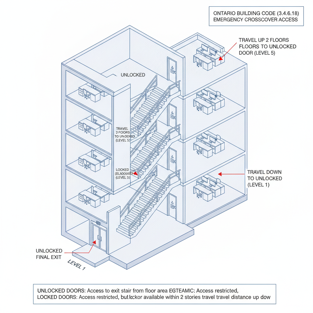 Ontario Building Code 2024: Emergency Crossover Access and Fire Escape Standards