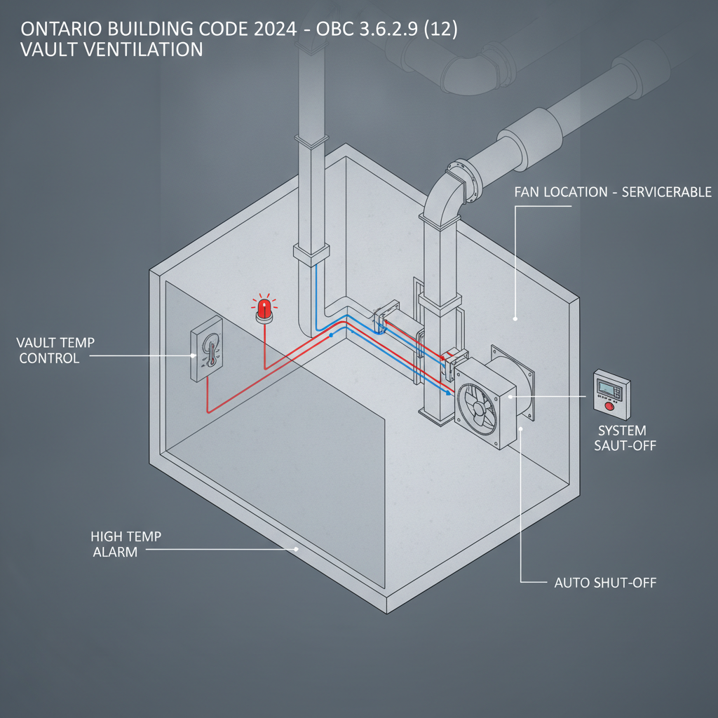 2024 Ontario Building Code: Electrical Vaults, Emergency Power, and Oxygen Storage Standards