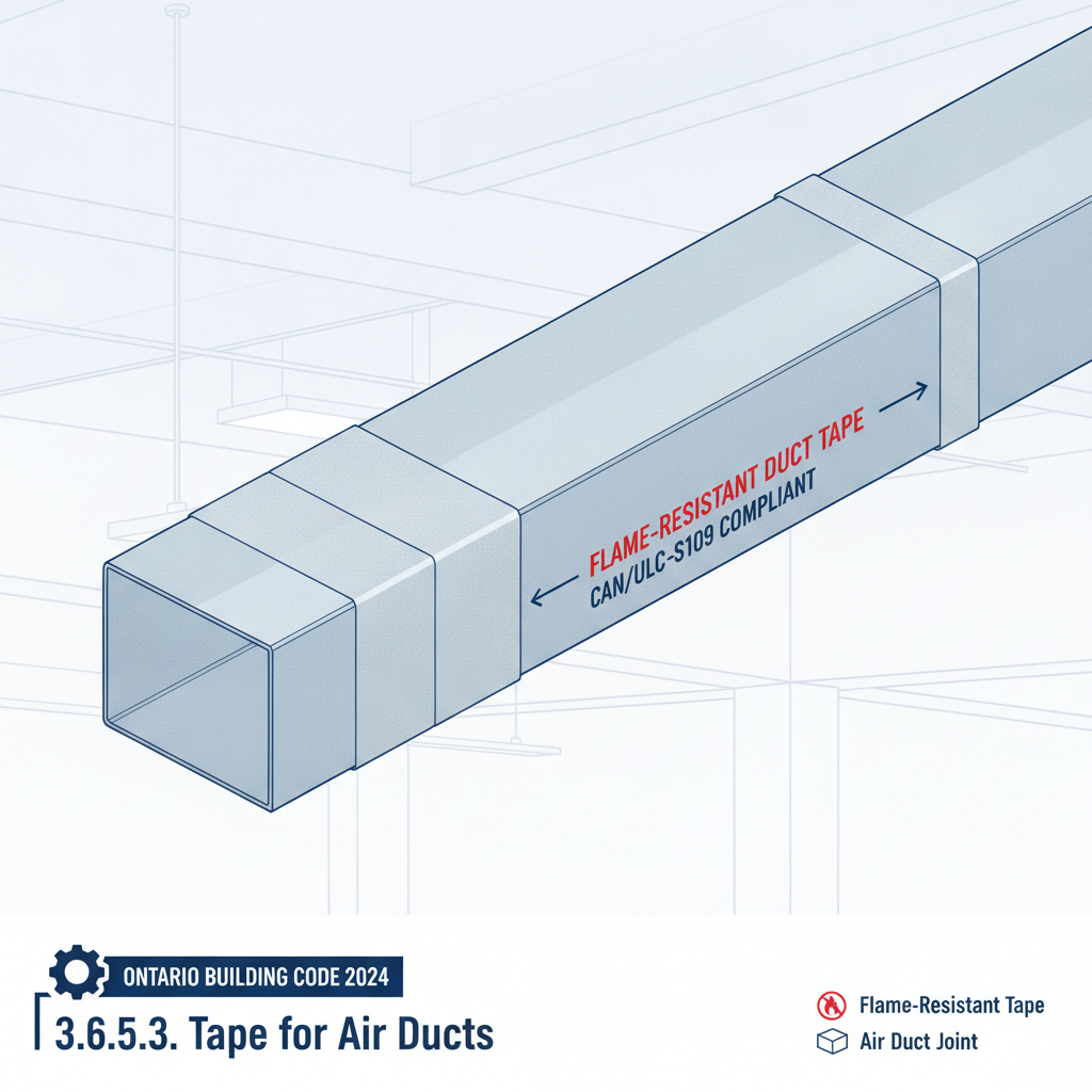 OBC 2024 Standards: Ductwork Tape, Insulation, and Fire Safety Requirements for Ontario Construction
