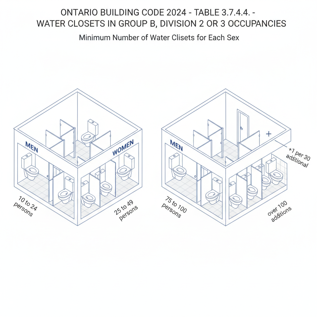 2024 Ontario Building Code Plumbing Requirements for Residential & Group B Occupancies