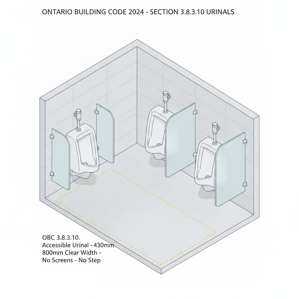 OBC 2024 Accessibility Standards for Urinals and Lavatories | empcontracting.ca Inc.