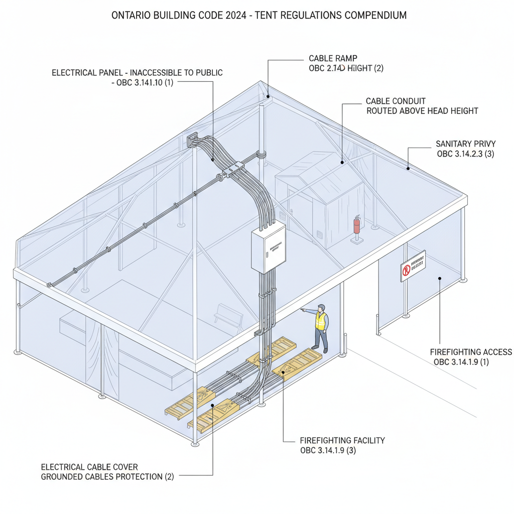 Ontario Building Code 2024: Compliance for Tents and Air-Supported Structures in London
