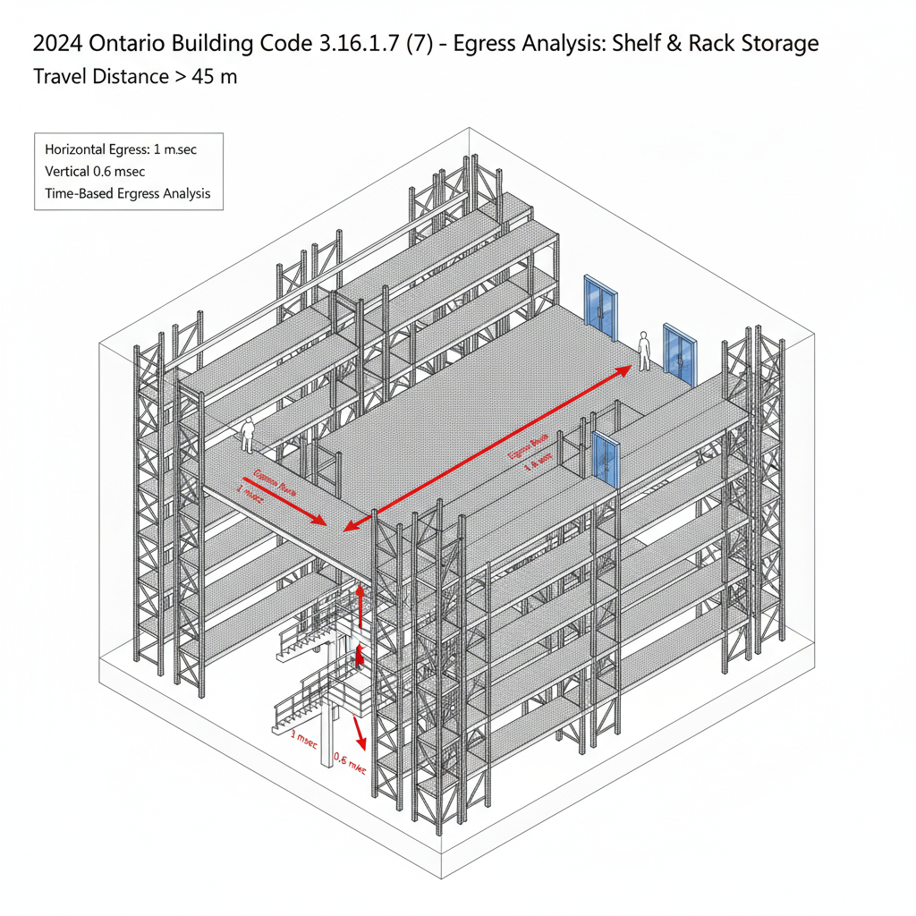 2024 Ontario Building Code: Egress and Safety for Shelf and Rack Storage Systems