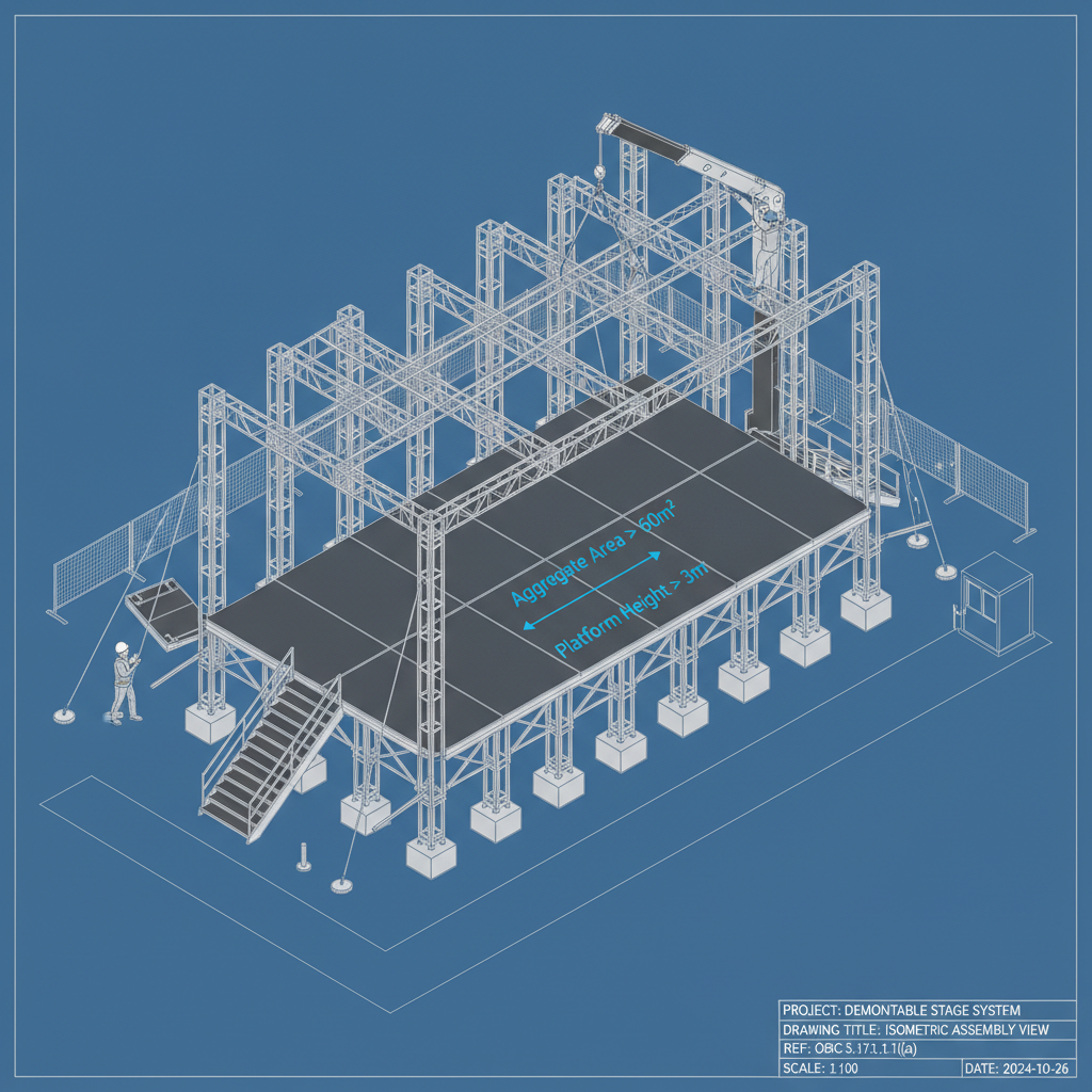 Ontario Building Code 2024: Demountable Stages and Support Structures Requirements