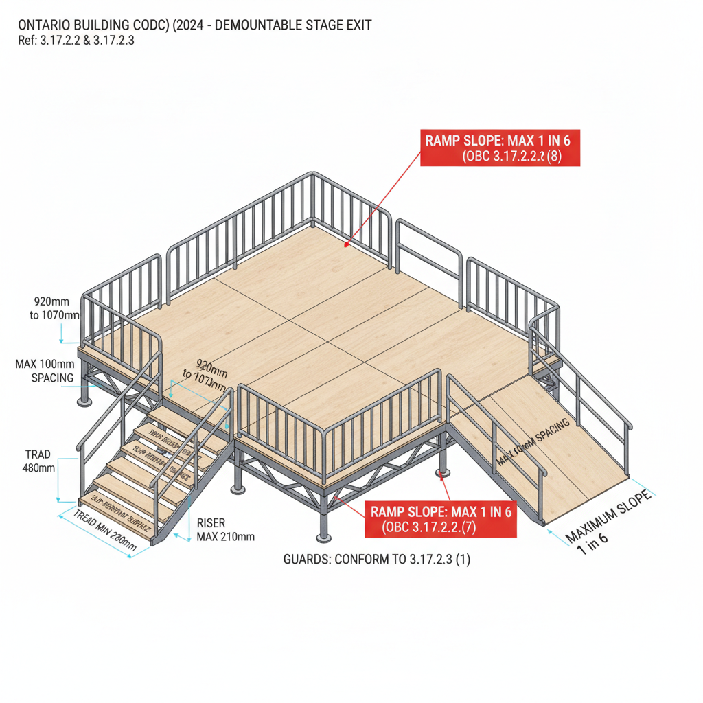 Ontario Building Code Standards for Demountable Stages: Safety and Compliance Guide