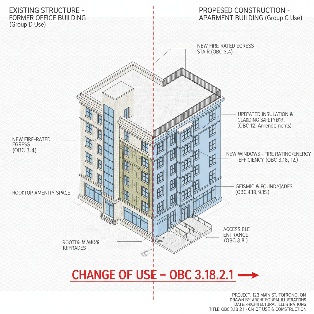 2024 Ontario Building Code: Guide to Change of Use and Compensating Construction