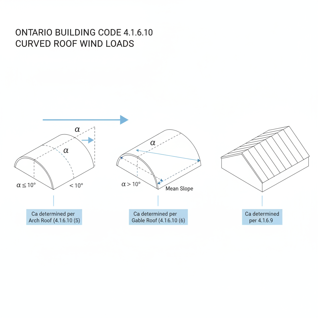 2024 Ontario Building Code: Snow Loads for Curved Roofs and Domes Explained