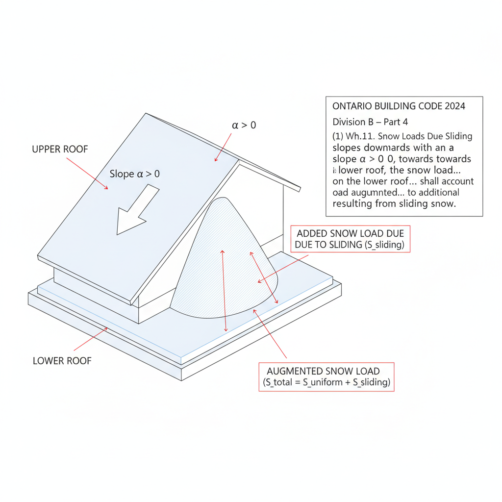 OBC 2024 Snow Load Requirements for Sloped Roofs: Guide from empcontracting.ca Inc. your construction contractor in London, Ontario