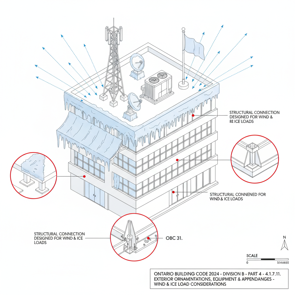 Ontario Building Code: Wind Load Standards for Canopies and Exterior Appendages