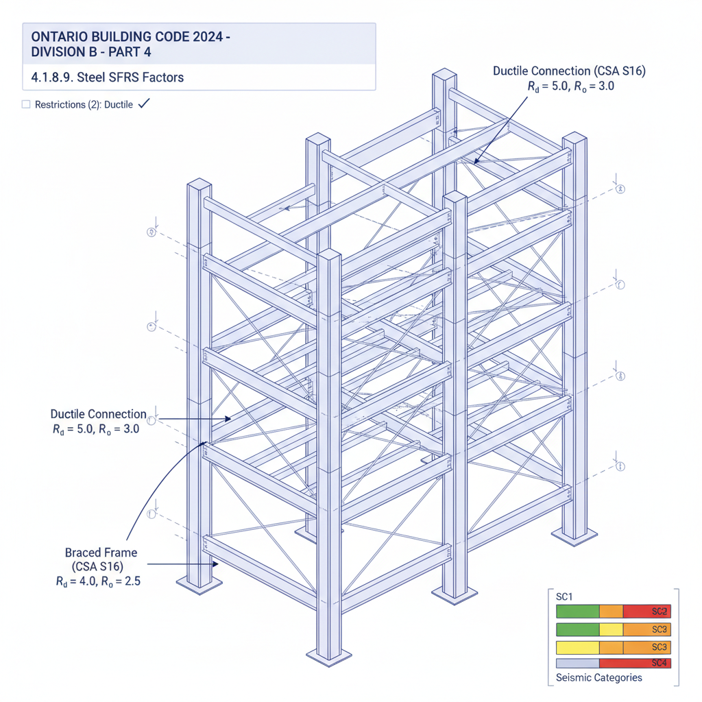 Understanding OBC 2024 Seismic Force Resisting Systems (SFRS) and Modification Factors