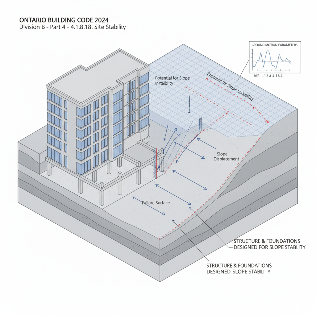 2024 Ontario Building Code Seismic Design: Site Stability and Component Requirements