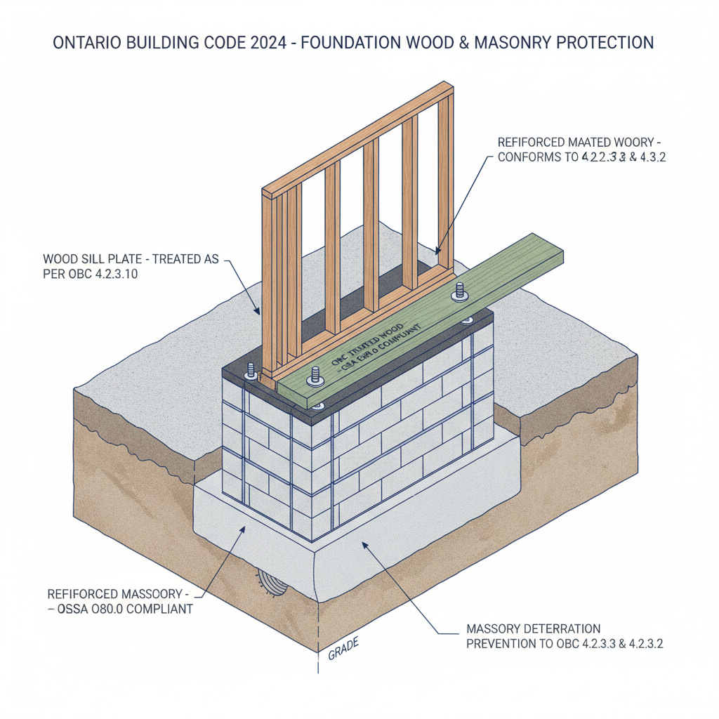 2024 Ontario Building Code: Foundation Material Standards and Protection Guide