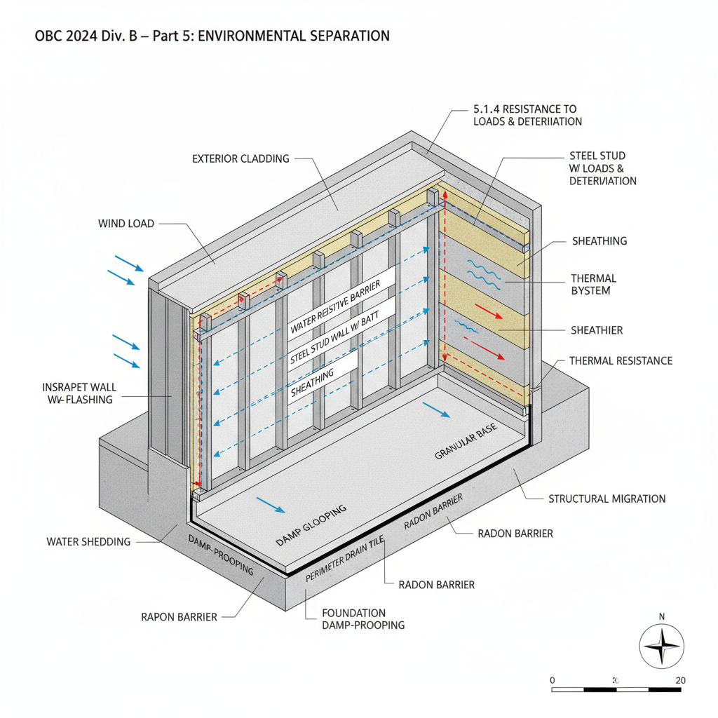 OBC 2024 Division B Part 5: Master Guide to Environmental Separation for Ontario Construction