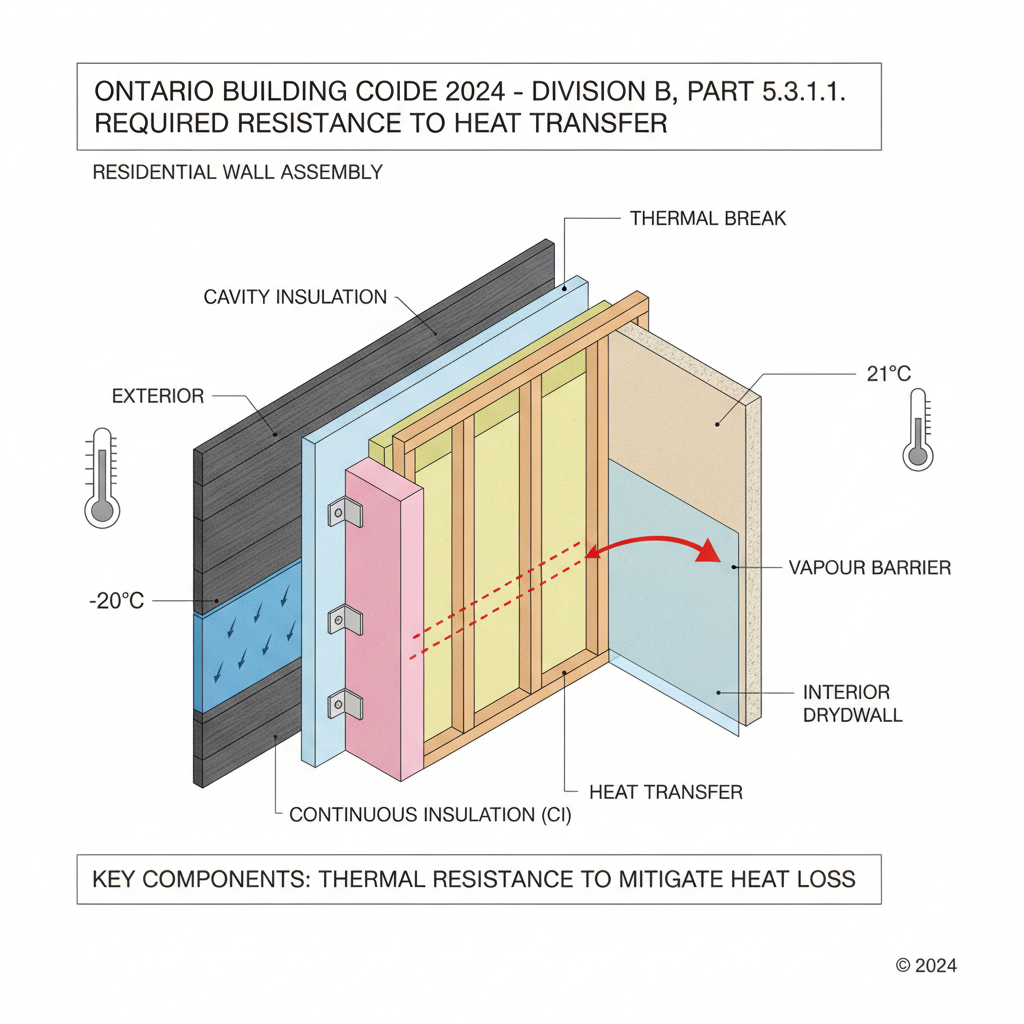Expert Guide to 2024 Ontario Building Code Section 5.3 & 5.4: Heat Transfer and Air Leakage by empcontracting.ca Inc. your construction contractor in London, Ontario