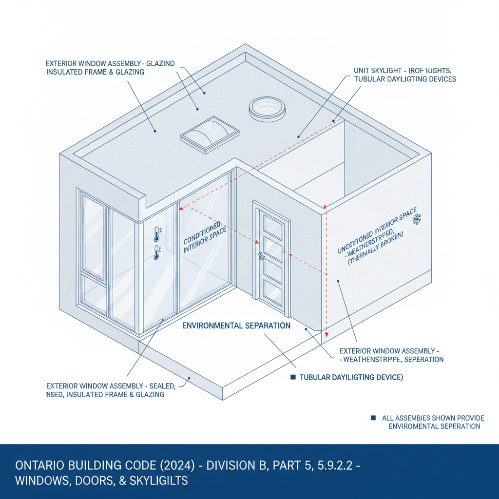 OBC 2024 Guide: Windows, Doors, and Skylights Standards for Ontario Construction