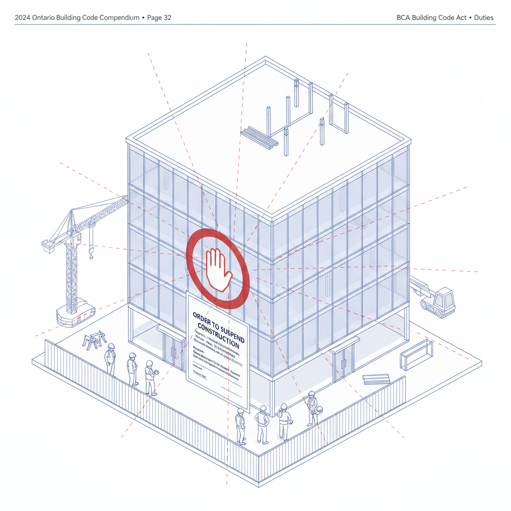 Ontario Building Code Compliance: Understanding Construction Suspension Orders and Inspector Access