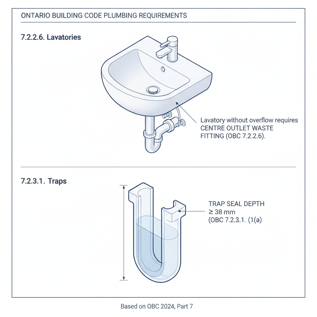 Expert Guide to 2024 OBC Plumbing Standards: Traps, Interceptors, and Lavatories in London, Ontario
