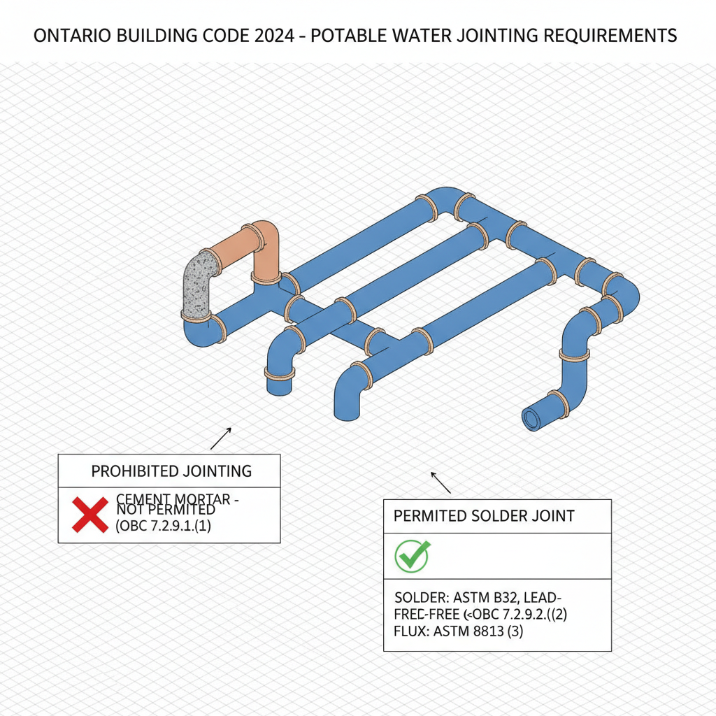 2024 Ontario Building Code: Essential Standards for Jointing and Plumbing Materials