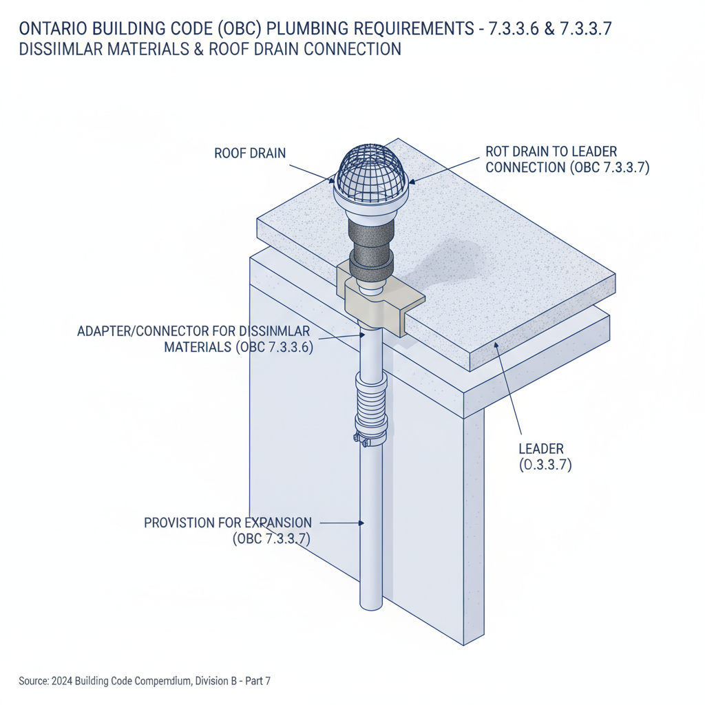 Ontario Building Code Section 7.3.3: Master Guide to Plumbing Connections for London, Ontario Construction
