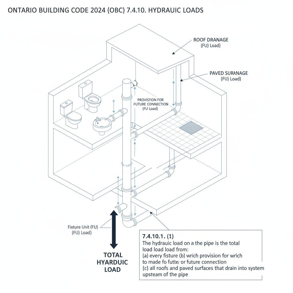 Mastering OBC 2024 Section 7.4.10: Hydraulic Load Standards for Ontario Construction