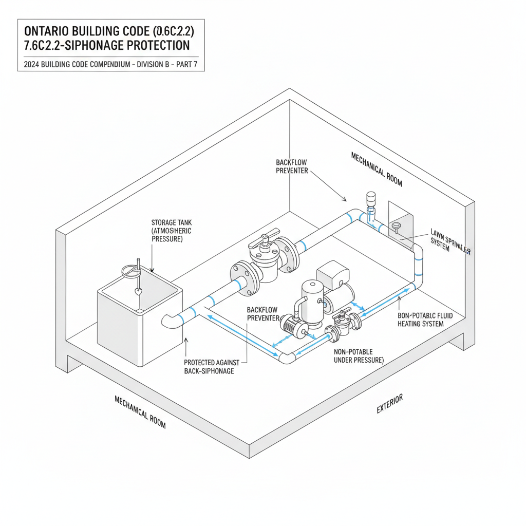 OBC Backflow Prevention & Back-Siphonage: 2024 Ontario Building Code Guide