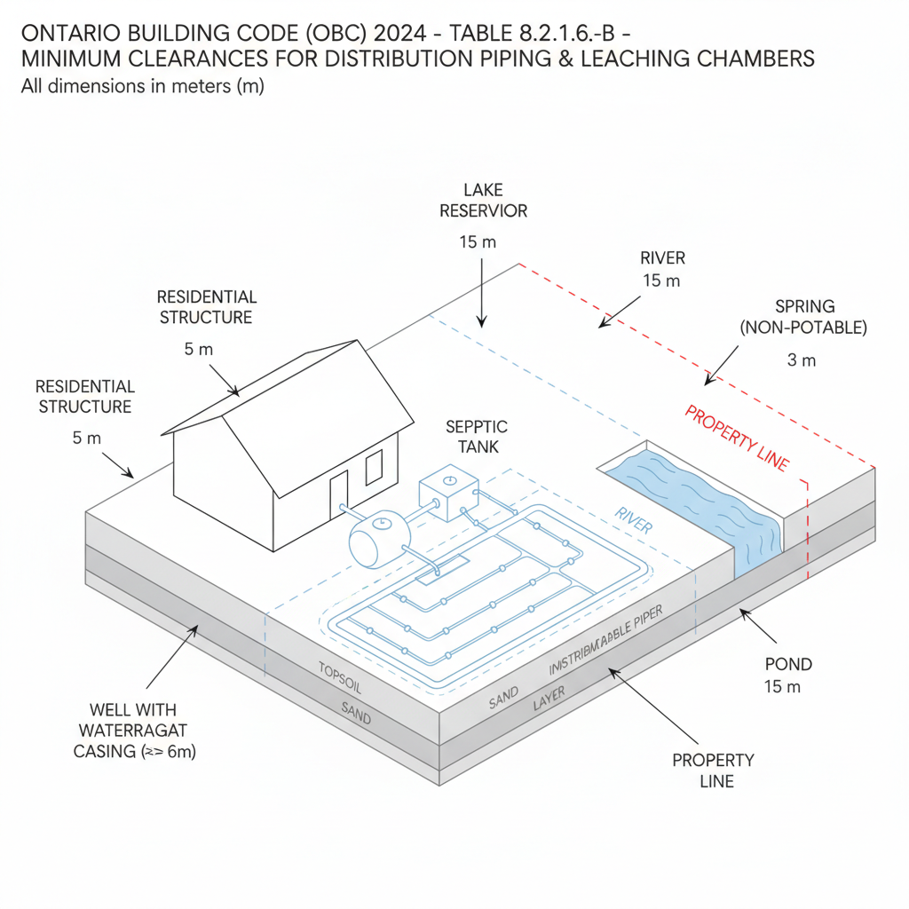 2024 Ontario Building Code Guide: Sewage System Clearances and Tank Standards