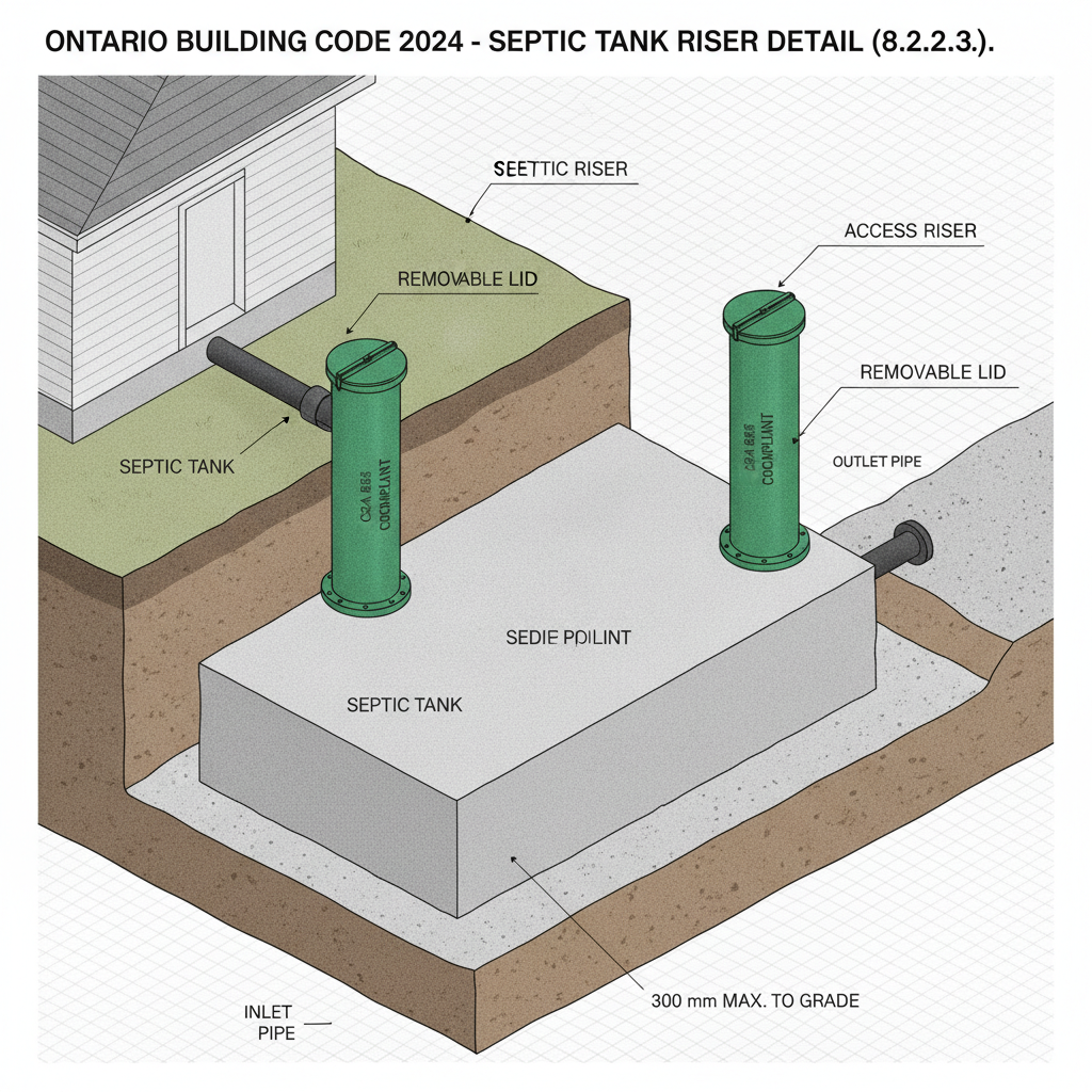 OBC Guide to Septic Tank Risers, Holding Tanks, and Class 1 Sewage Systems by empcontracting.ca Inc.