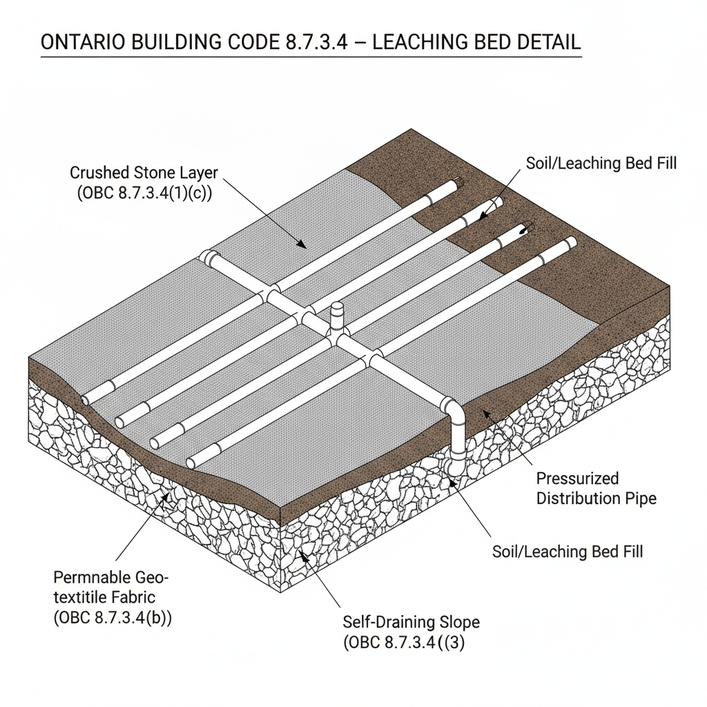 Ontario Building Code: Septic Stone and Leaching Chamber Installation Standards