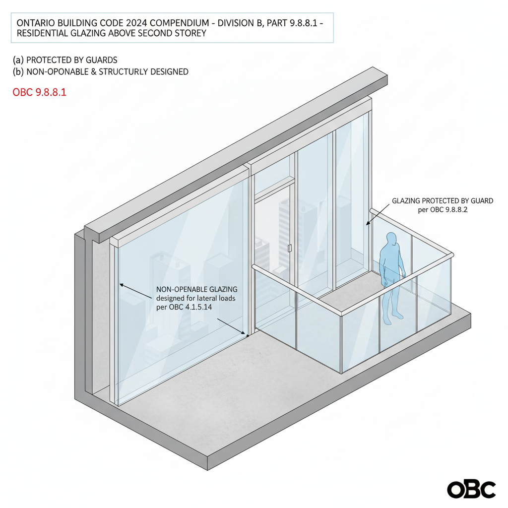 Ontario Building Code 2024: Guide to Guard Loads and Glazing Safety Standards