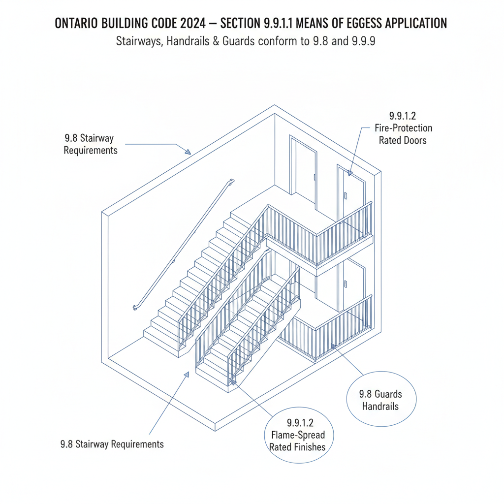 Ontario Building Code 2024: Essential Guide to Means of Egress in London, Ontario