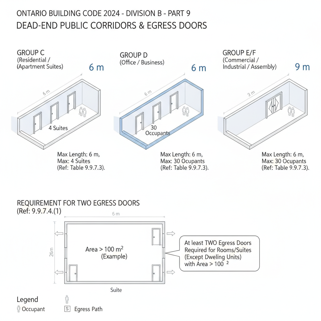 2024 Ontario Building Code: Egress and Travel Distance Requirements for London Construction