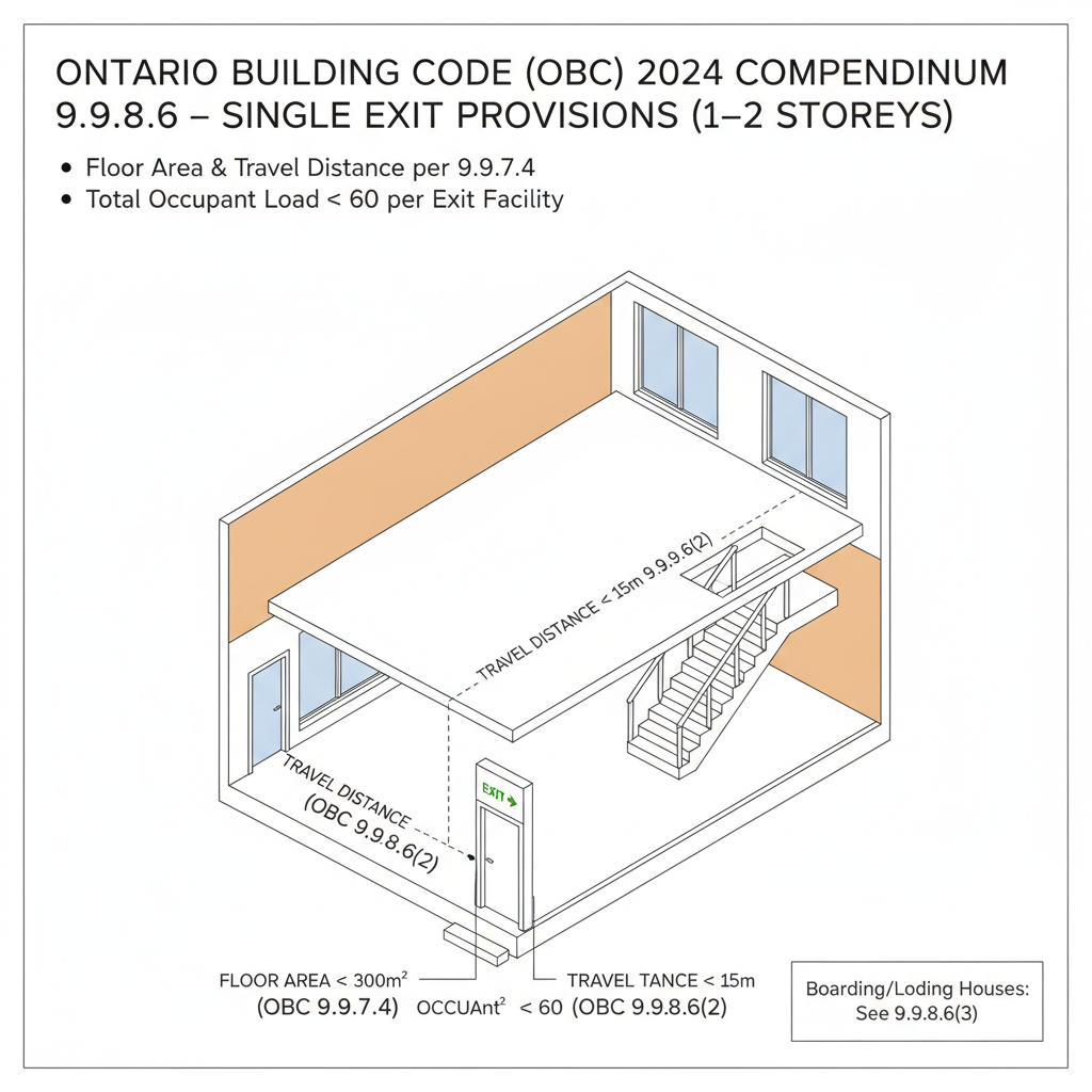 2024 Ontario Building Code: Expert Guide to Exit Requirements and Mezzanine Egress in London, Ontario