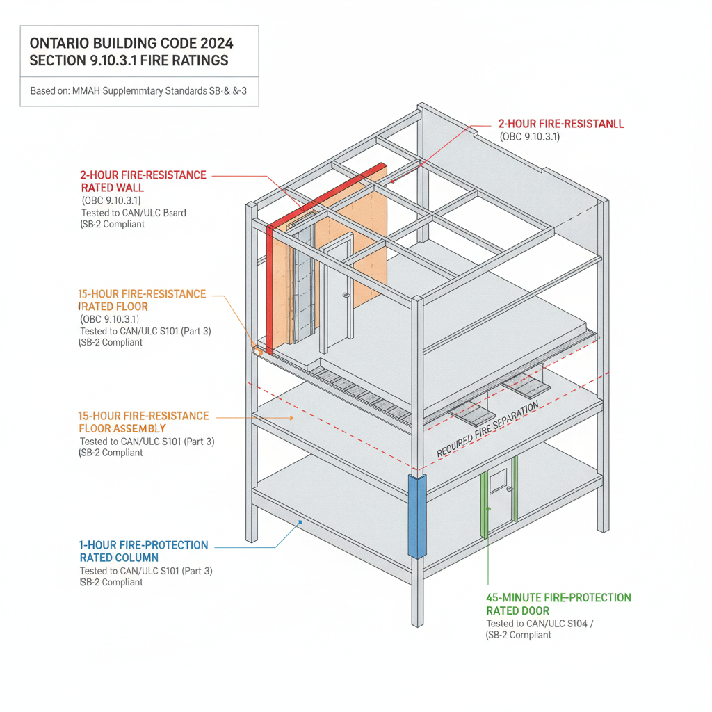 Guide to OBC 9.10.3 Fire-Resistance Ratings and 9.10.4 Mezzanine Standards
