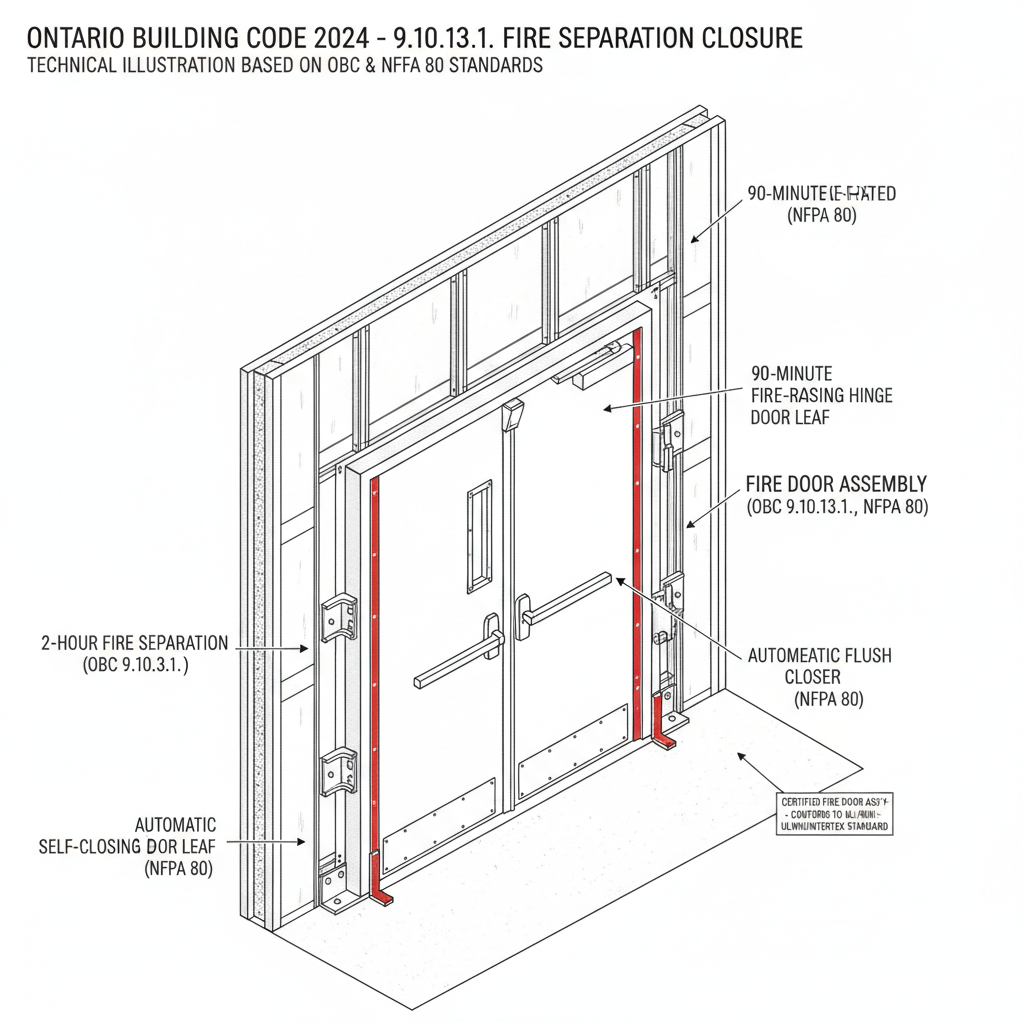 Ontario Building Code 2024: Essential Guide to Fire-Protection Ratings for Doors and Closures