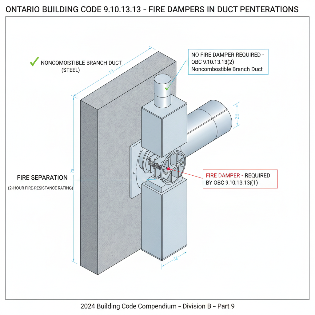 Ontario Building Code 2024: Fire Dampers and Garage Safety Standards in London, Ontario
