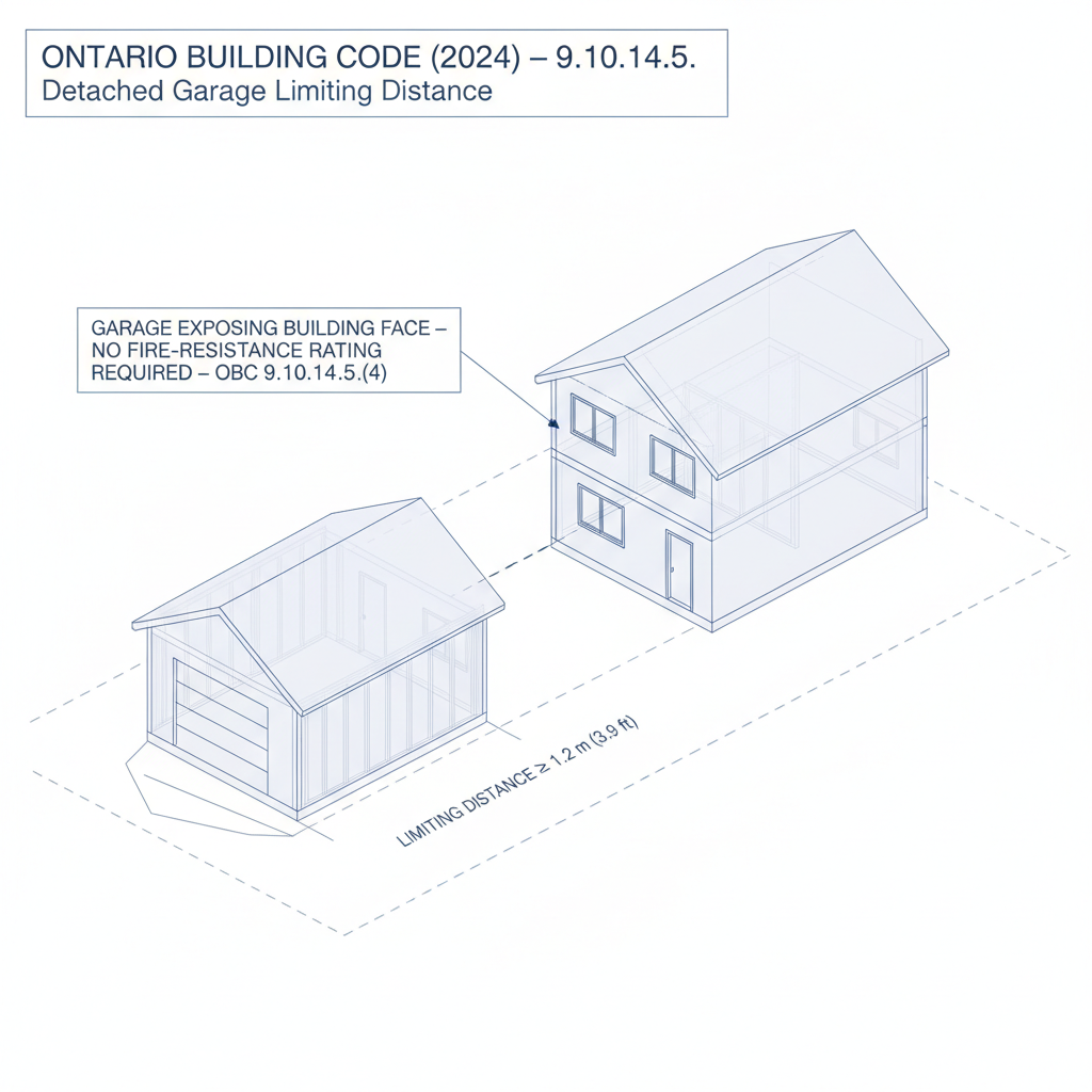 Ontario Building Code 9.10.14.5: Fire-Resistance Requirements for Exposing Building Faces