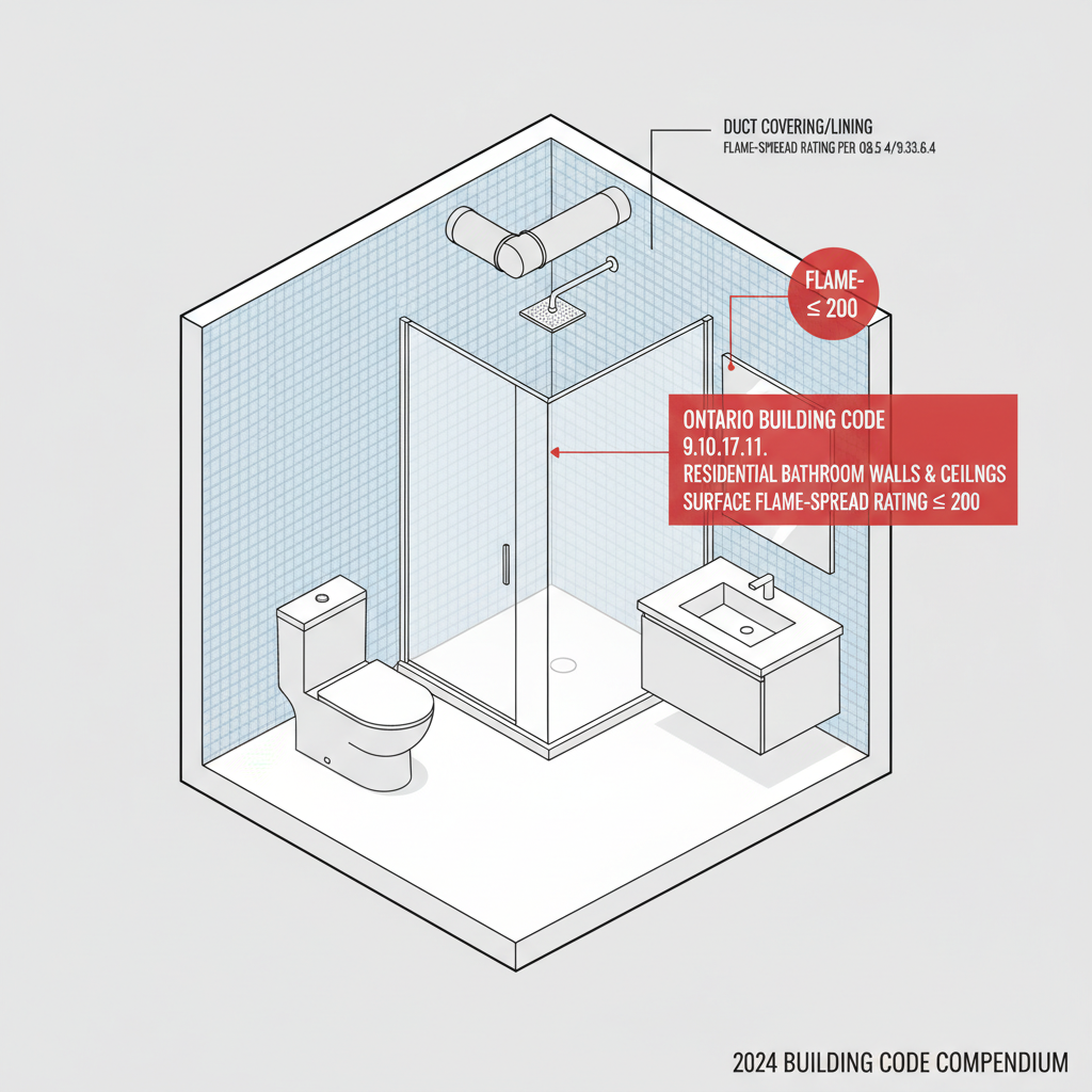 Ontario Building Code Fire Safety: Bathroom Finishes and Alarm System Standards in London, Ontario