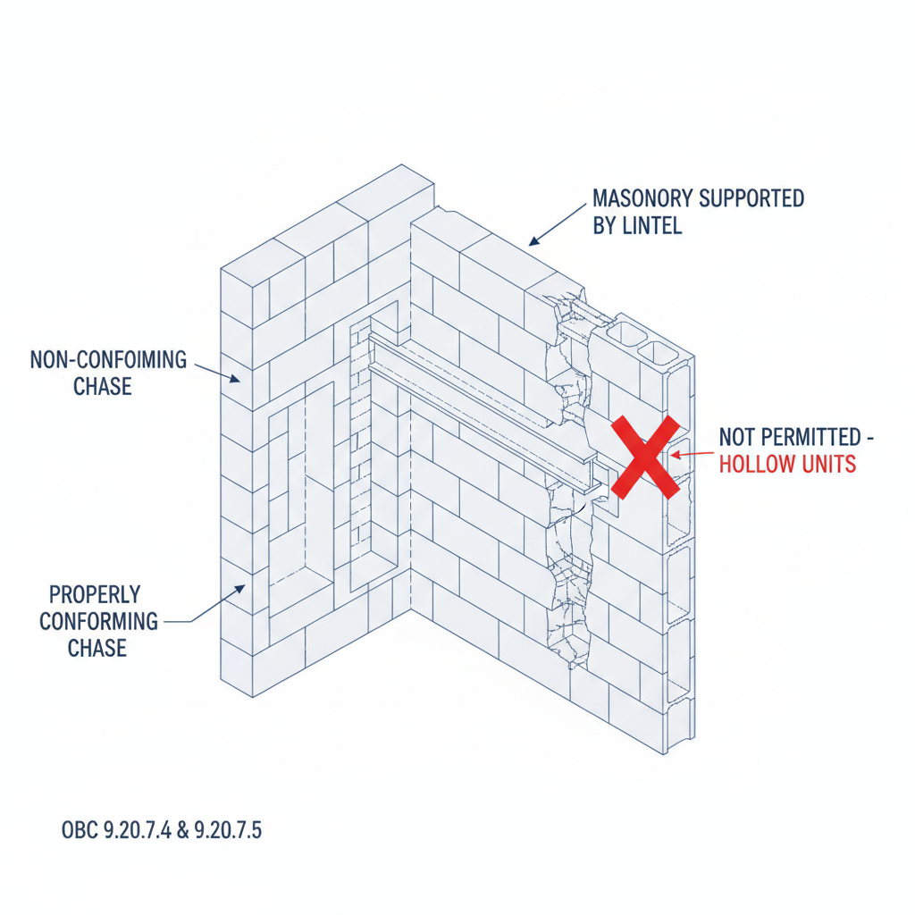 2024 Ontario Building Code: Masonry Support Standards for Beams, Joists, and Pilasters