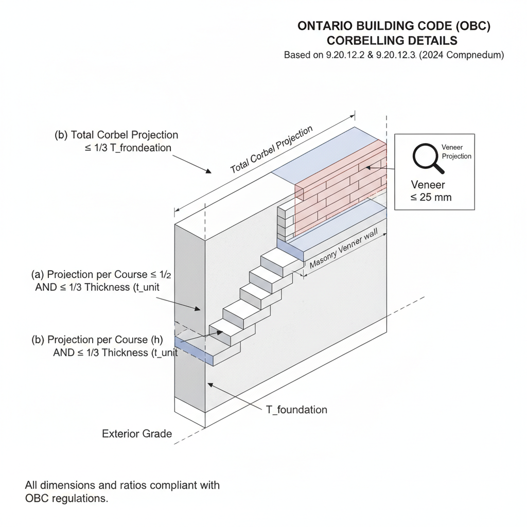 Ontario Building Code 2024: Essential Guide to Masonry Corbelling and Flashing Standards