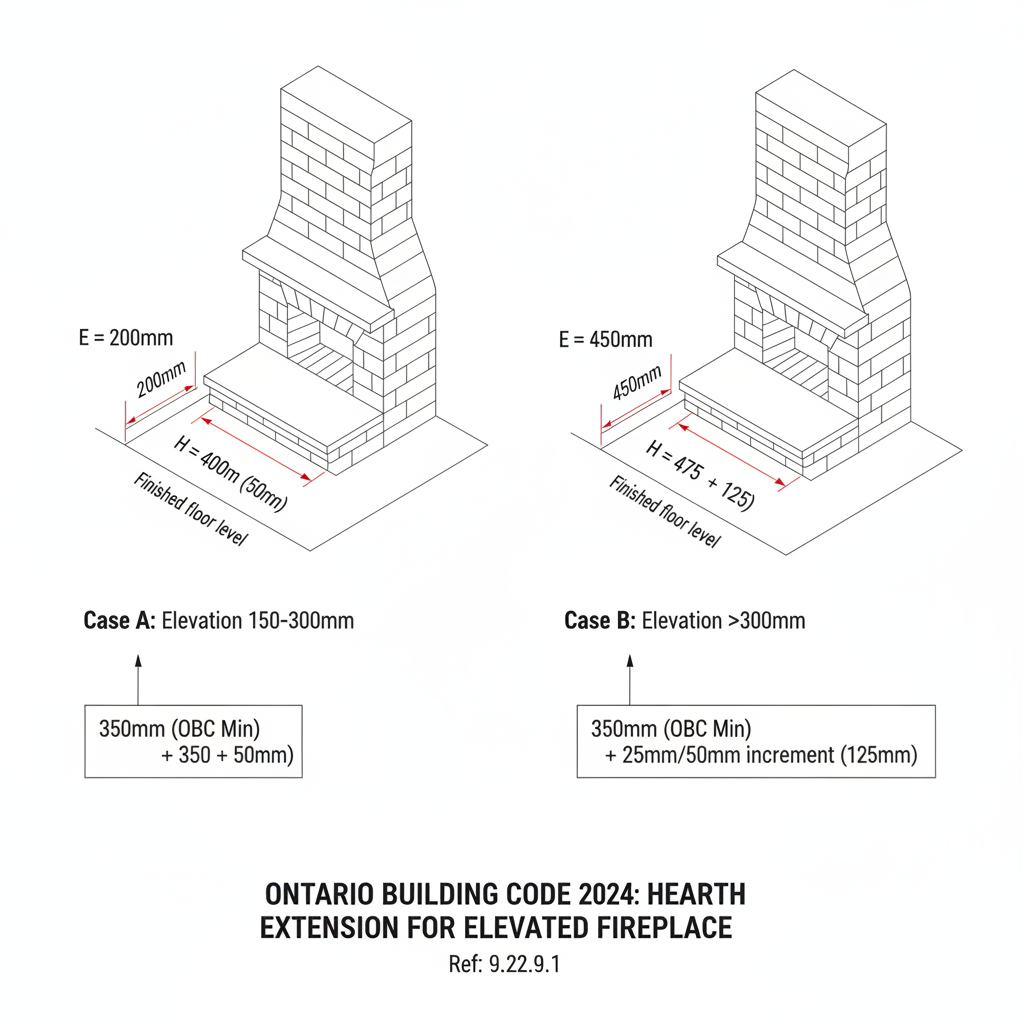 Ontario Building Code 2024: Fireplace and Hearth Standards for London Construction