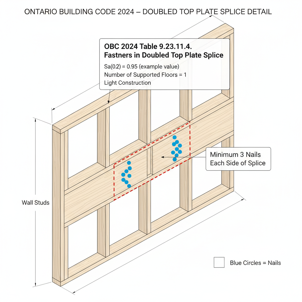 OBC 2024 Wall Framing Guide: Fasteners and Lintel Requirements for Ontario Builders