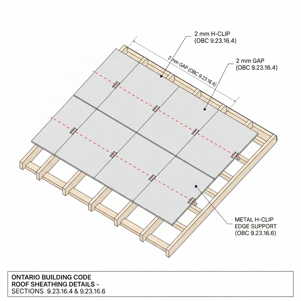 Ontario Building Code Roof Sheathing Standards: OBC Section 9.23.16 Guide