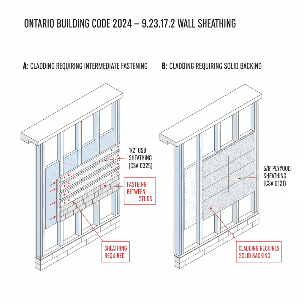 2024 Ontario Building Code Wall Sheathing Standards: Expert Guide by empcontracting.ca Inc.