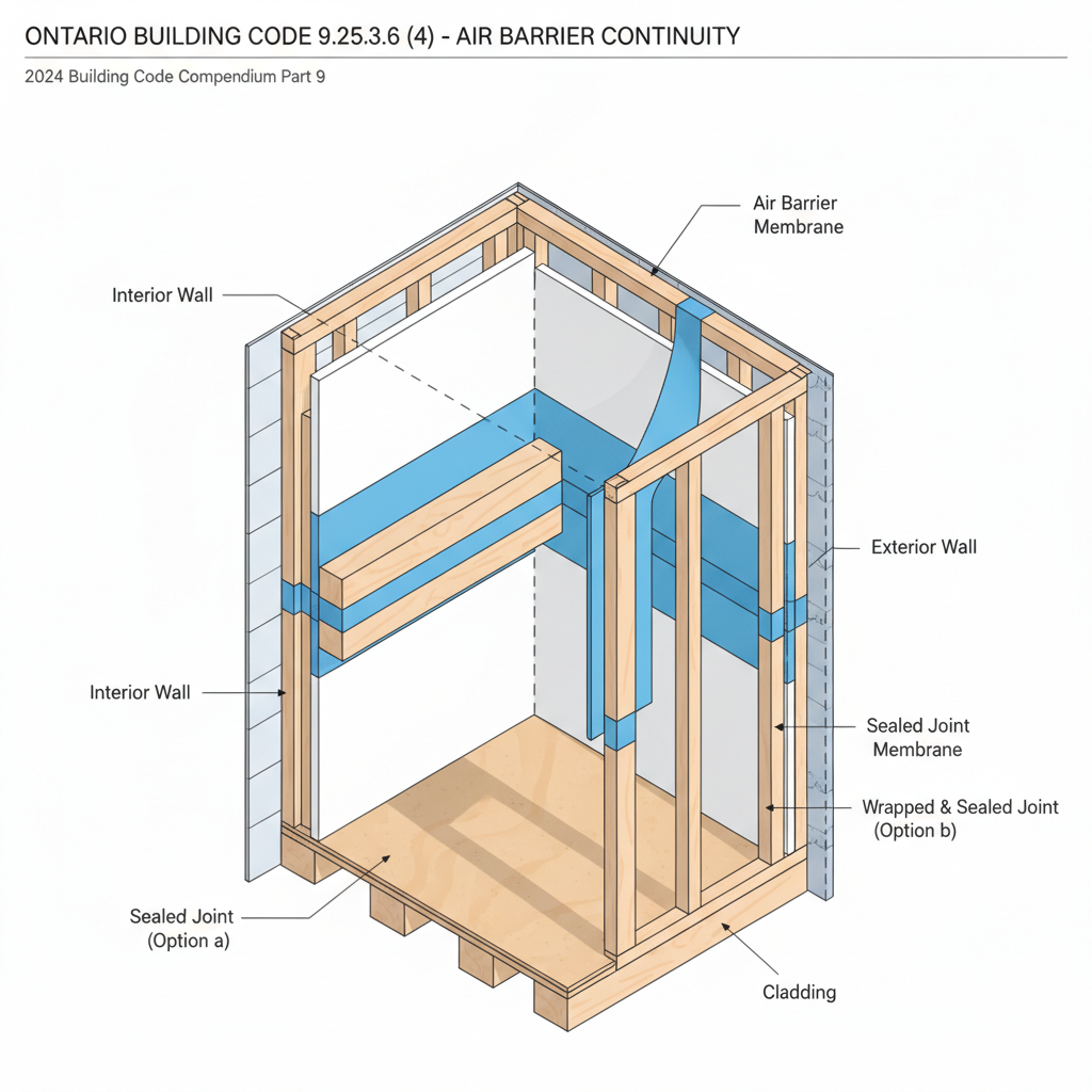2024 Ontario Building Code: Master Guide to Air Barrier Continuity and Sealing
