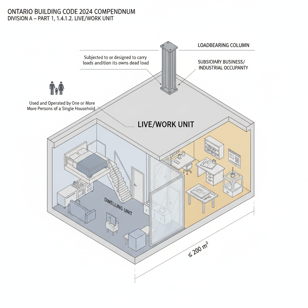 2024 Ontario Building Code Definitions: Guide to Occupancy Classifications and Live/Work Units
