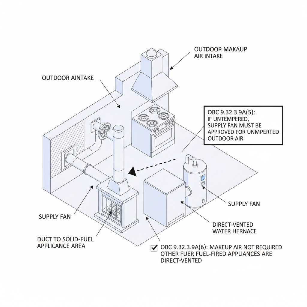 2024 Ontario Building Code Guide: Carbon Monoxide Alarm Placement and Makeup Air Regulations