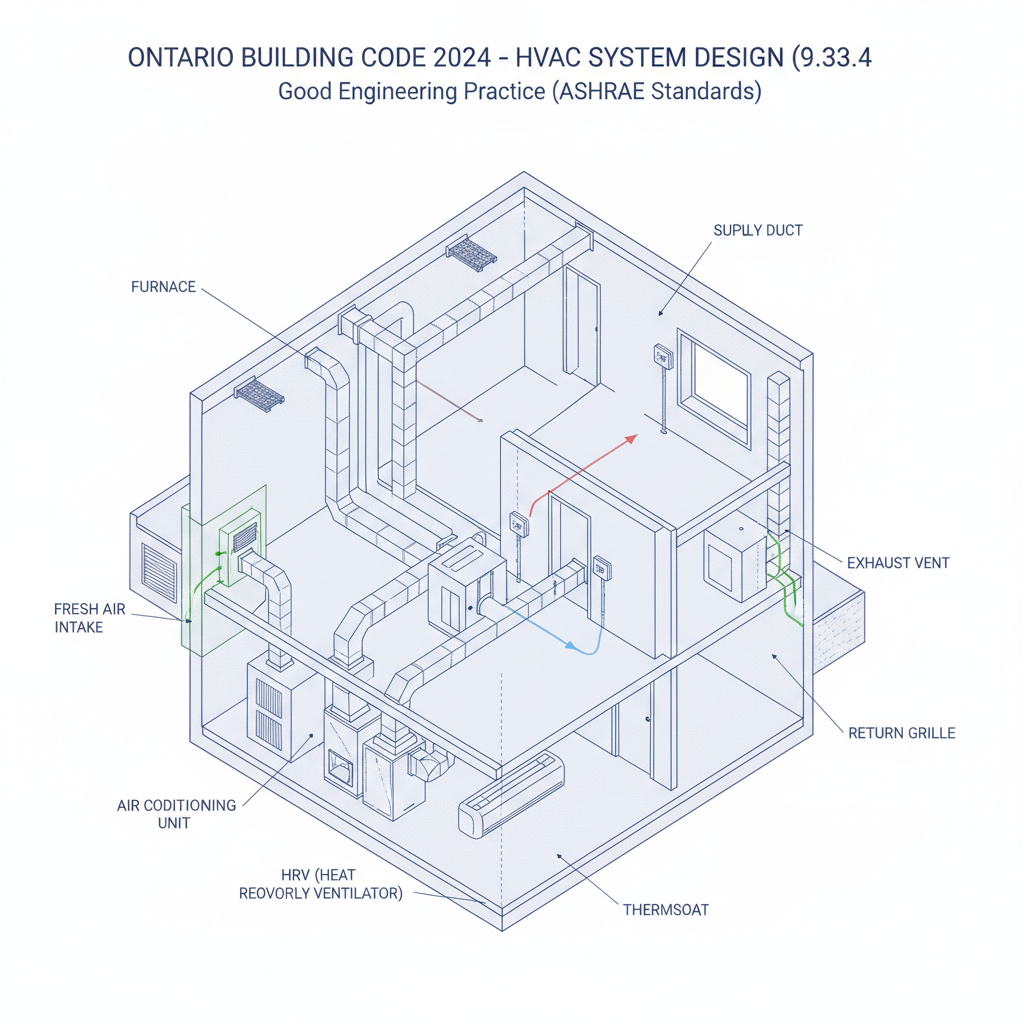 2024 Ontario Building Code HVAC Guide: Compliance for London and Oakville Builders