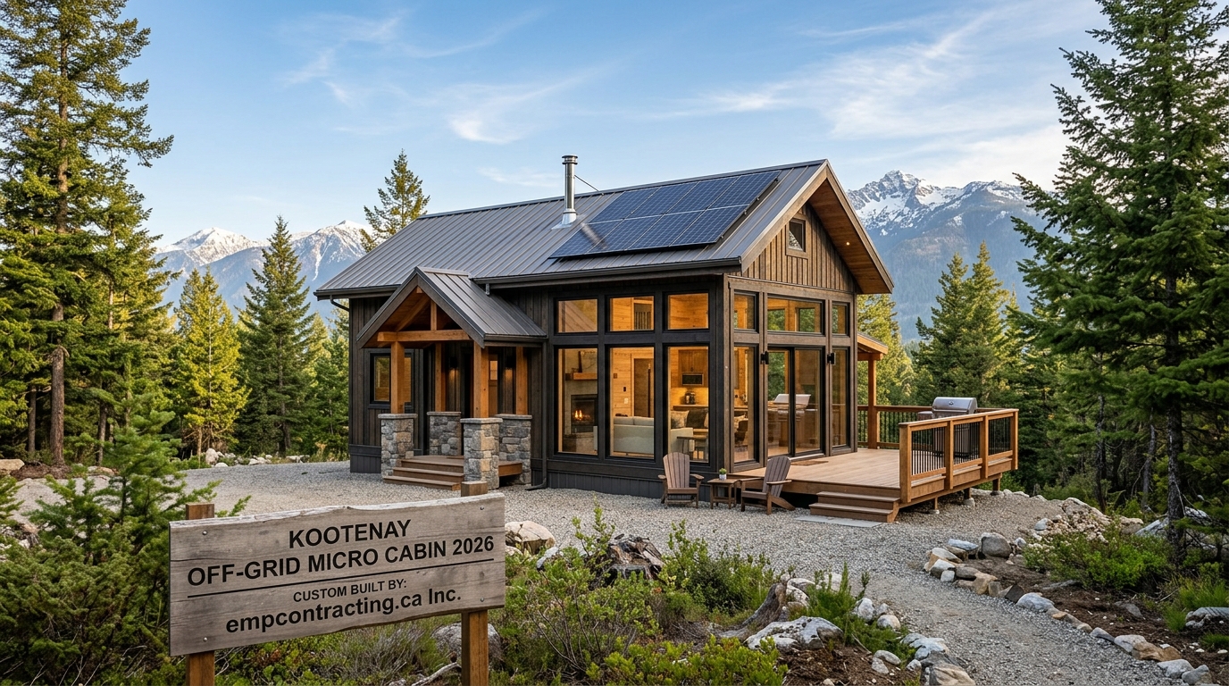 Kootenay Off-Grid Micro Cabin 2026