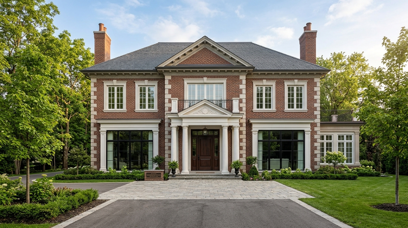 Georgian Masterpiece Brick Villa 2026